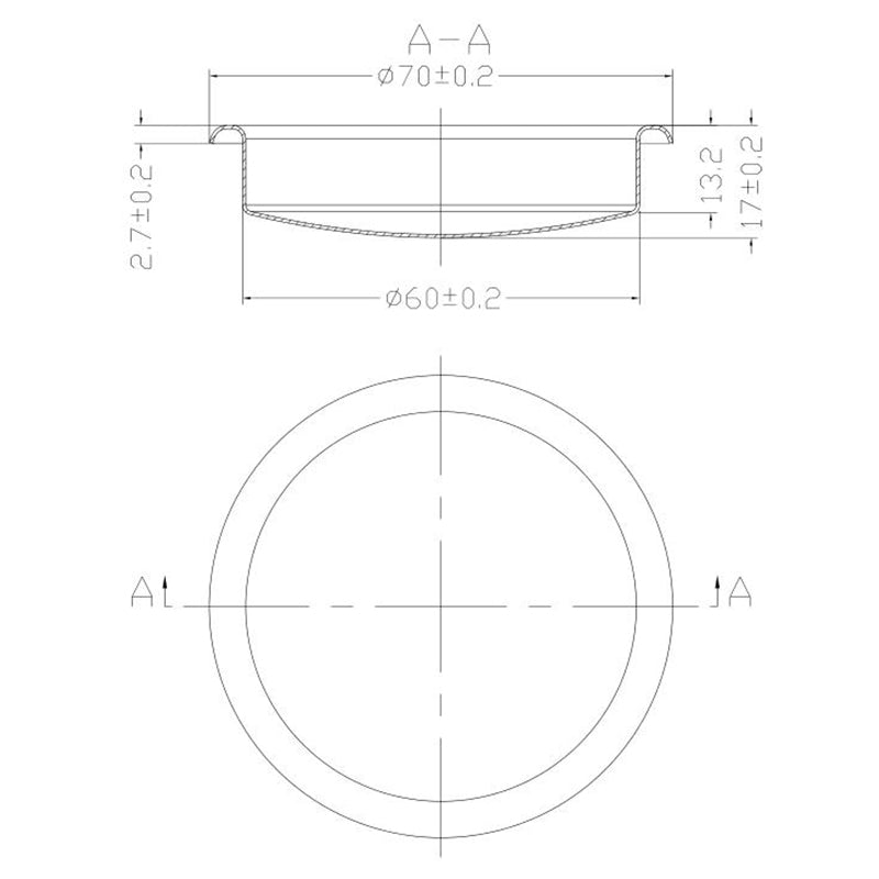 12000504 CHENGTECH ESPRESSO BLIND FILTER 58mm